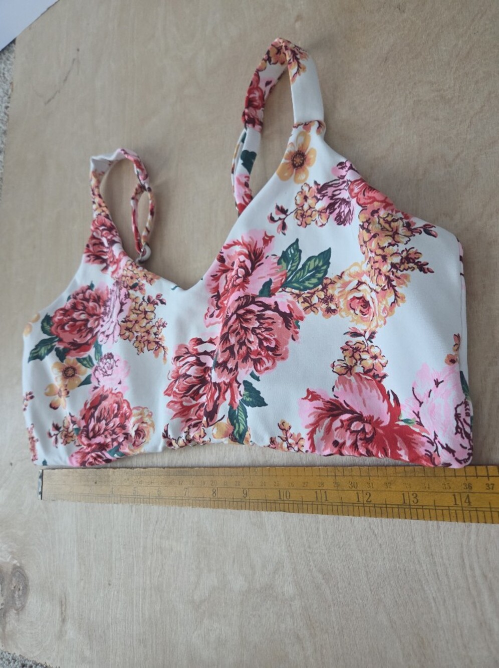 Maaji Floral Reversible Peony Bralette Bikini Top - Picture 7 of 9